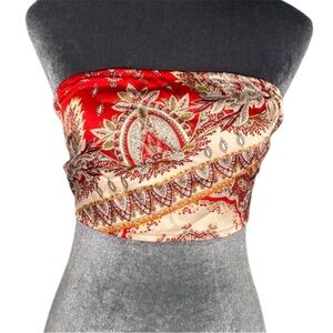 3/$20 SHEIN Bandana Print Bandeau
